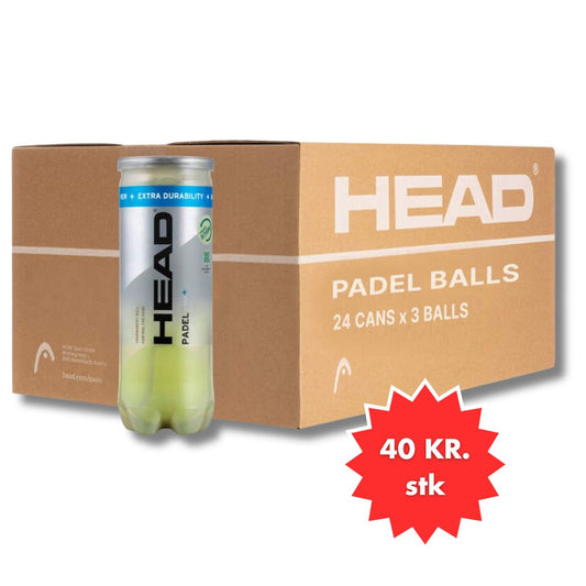 1 kasse med Head Padel Pro+ Padelbolde (24 rør)