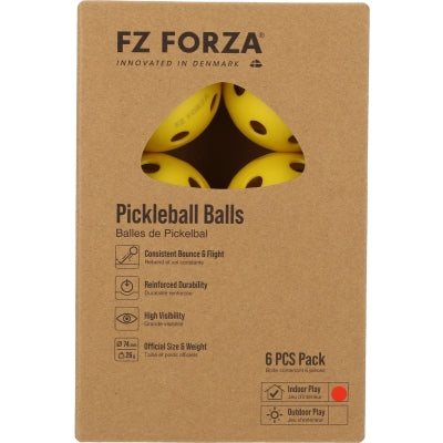 FZ Forza indendørs pickleball bolde (6 stk.)