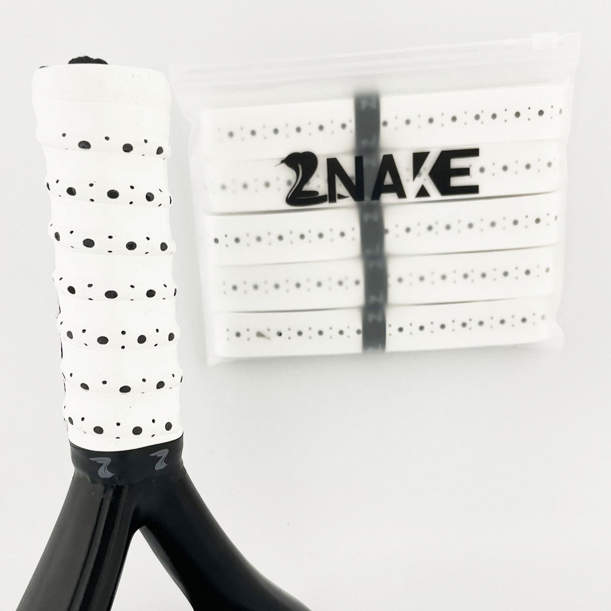 Znake Viper Sticky Padel Overgrips (5 stk., Hvid)