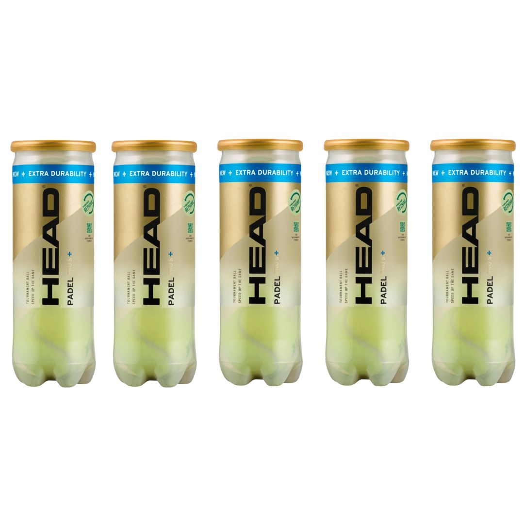 5 rør Head Padel Pro S+
