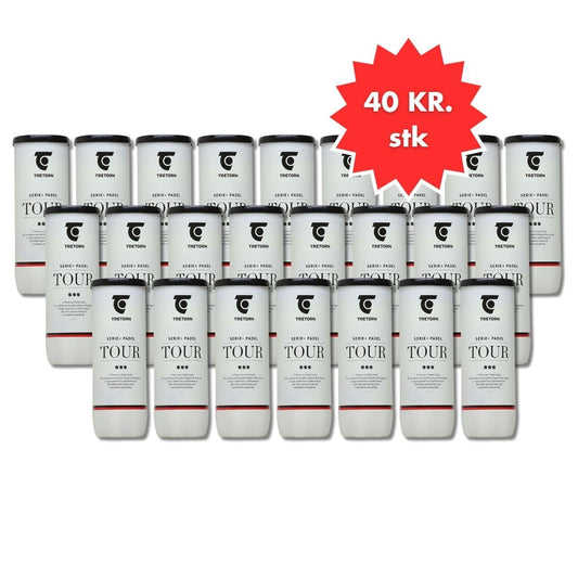 1 kasse med Tretorn Serie+ Tour Padelbolde (24 rør)