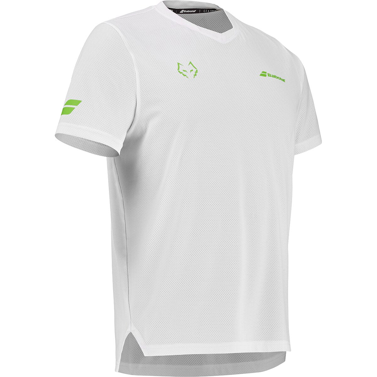 Babolat Crew Neck Tee Juan Lebron (White/White)