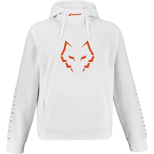 Babolat Hood Sweat Juan Lebron (White/White)