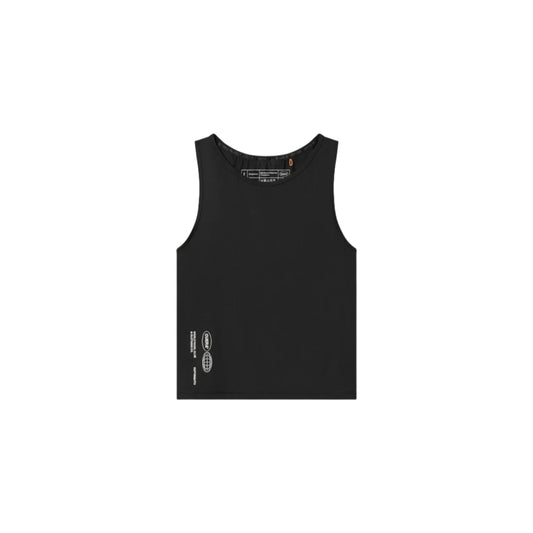 Cuera Oncourt Cropped Tank Top (Black)