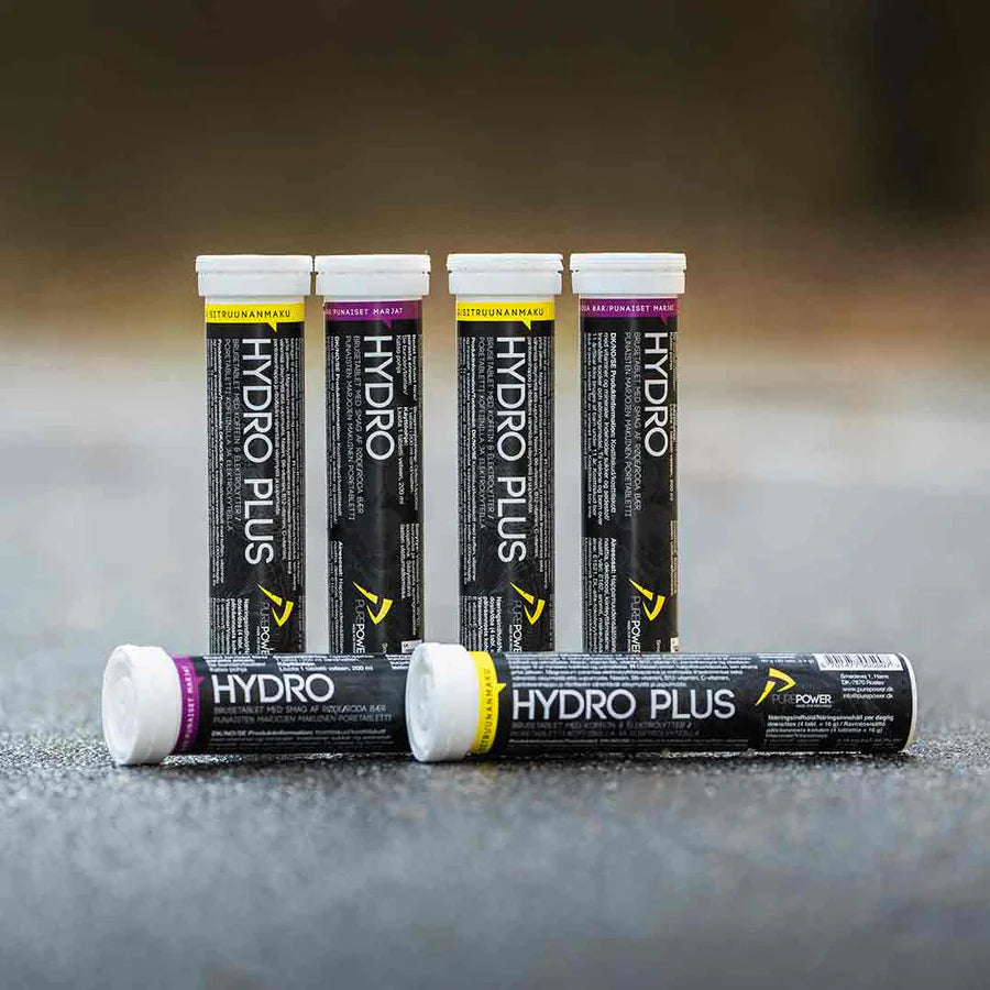 PurePower HydroTabs Elektrolytter Røde Bær smag (1 rør med 20 tabletter)