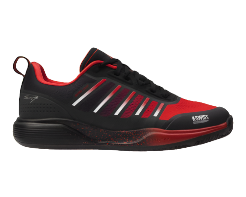 K-Swiss Ultra Court Padelsko (Black/Anthracite/Sanyo Red) - Padellife