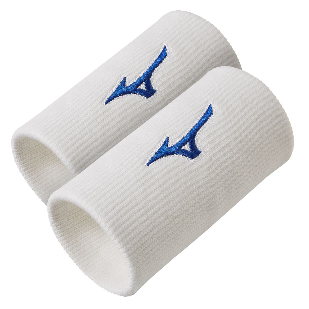 Mizuno Svedbånd Lange (2-Pak, Hvid) padellife