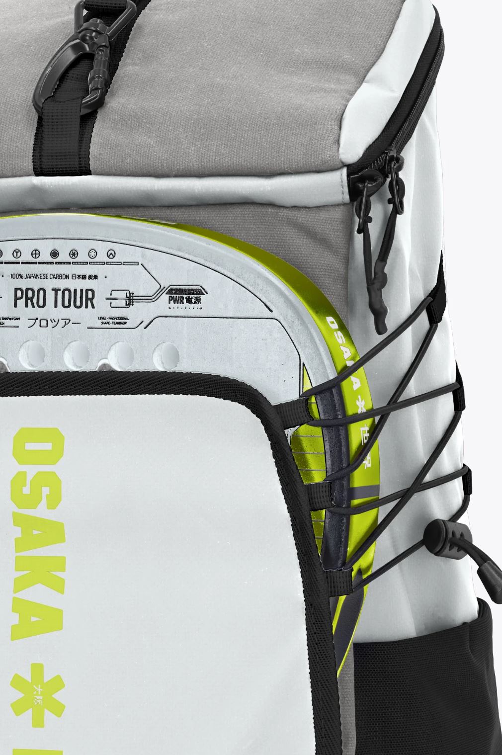 Osaka Pro Tour Backpack (Lysegrå/Lime)