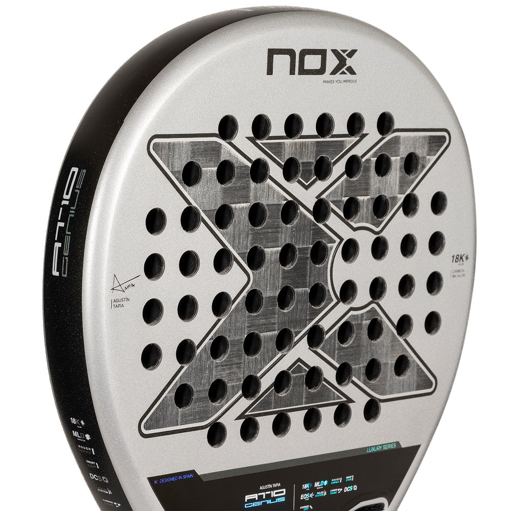 Nox AT10 Genius 18K Alum Luxury By Agustin Tapia 2024 Padelbat