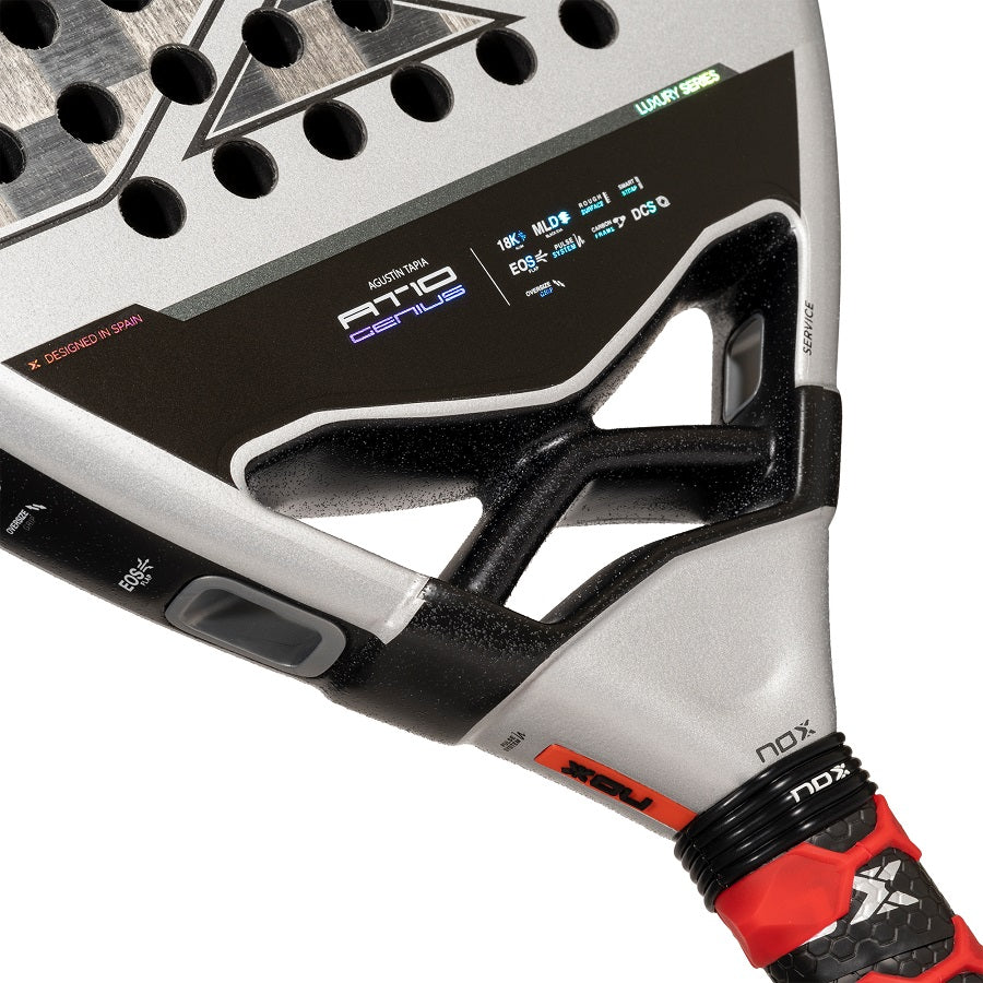 Nox AT10 Genius 18K Alum Luxury By Agustin Tapia 2024 Padelbat
