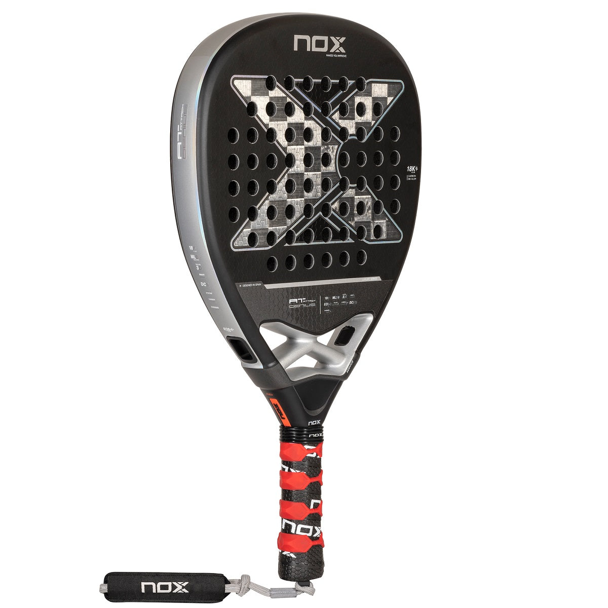 Nox AT Genius Attack 18K Luxury By Agustin Tapia 2024 Padel Bat