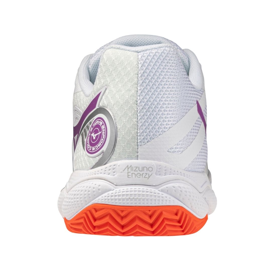 Mizuno Wave Enforce Court 2 CC (W) (White/Dahlia/Sunstone)