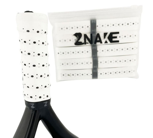 Znake Viper Sticky Padel Overgrips (5 stk., Hvid)