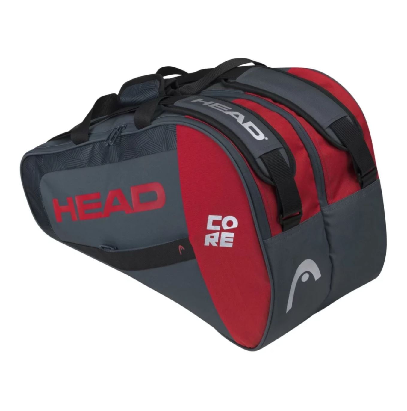 Head Core Padel Combi Taske (Antracitgrå/rød)