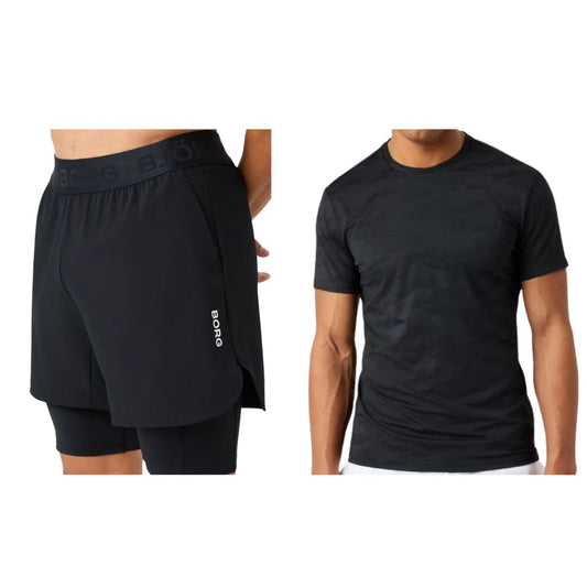 Björn Borg 2-in-1 Performance Set (Black/Black)