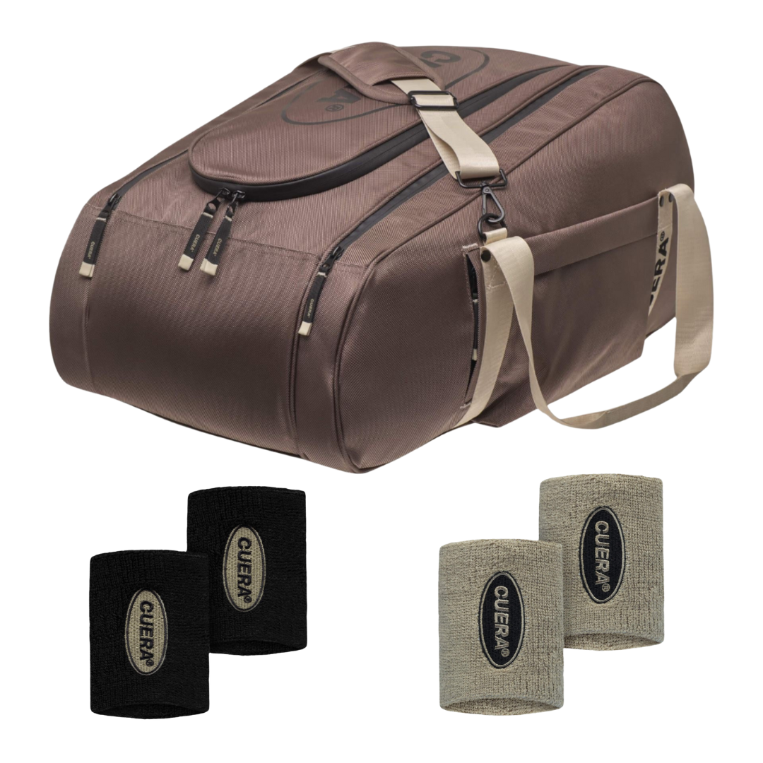 Cuera Padeltaske + Wristbands Bundle