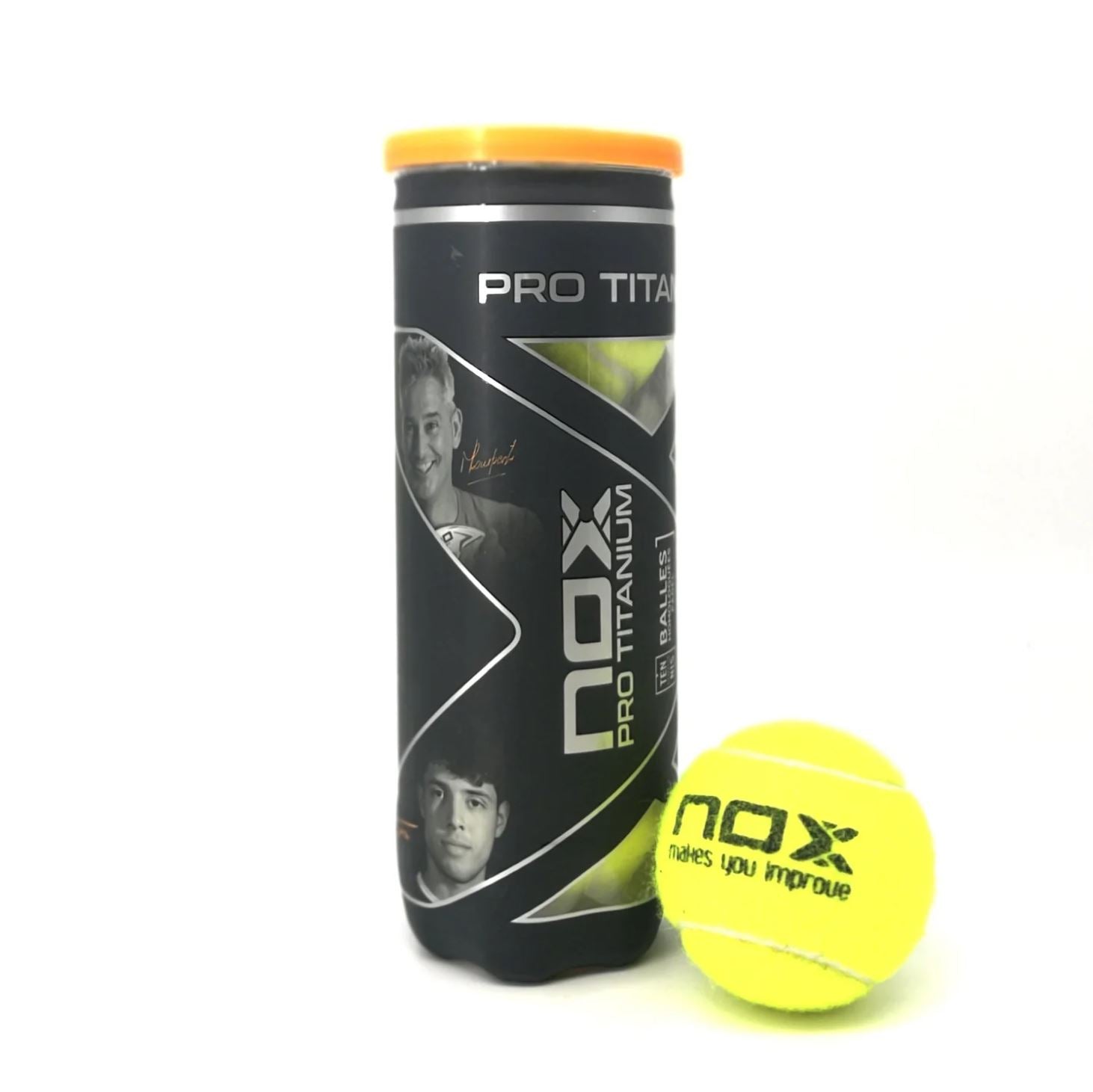 Nox Pro Titanium padelbolde (3 stk.)