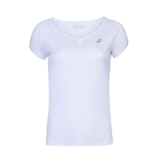 Babolat Play Cap Sleeve Dame Top (Hvid) - Padellife.dk