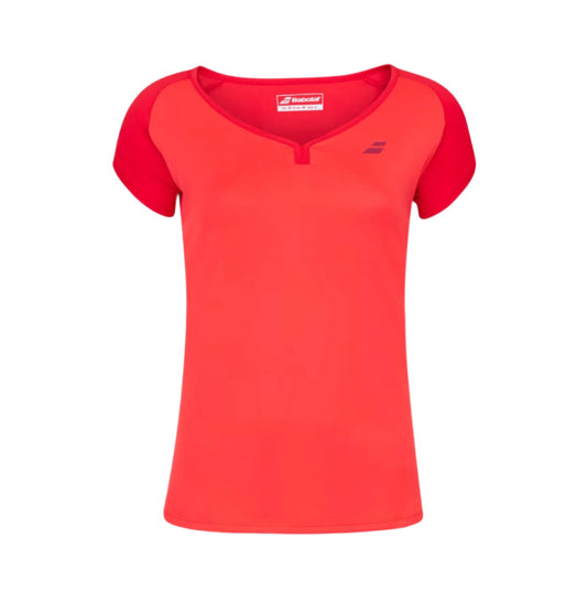 Babolat Play Cap Sleeve Dame Top (Rød) - Padellife.dk