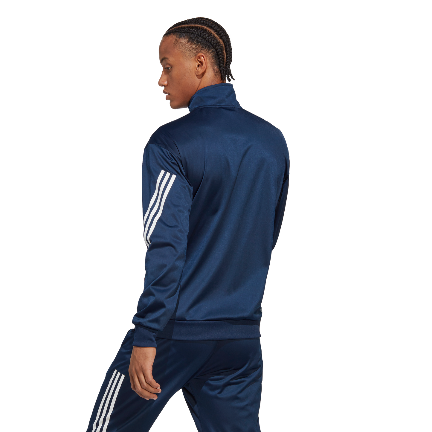 Adidas 3-Stripe Knitted Jacket (Navy)