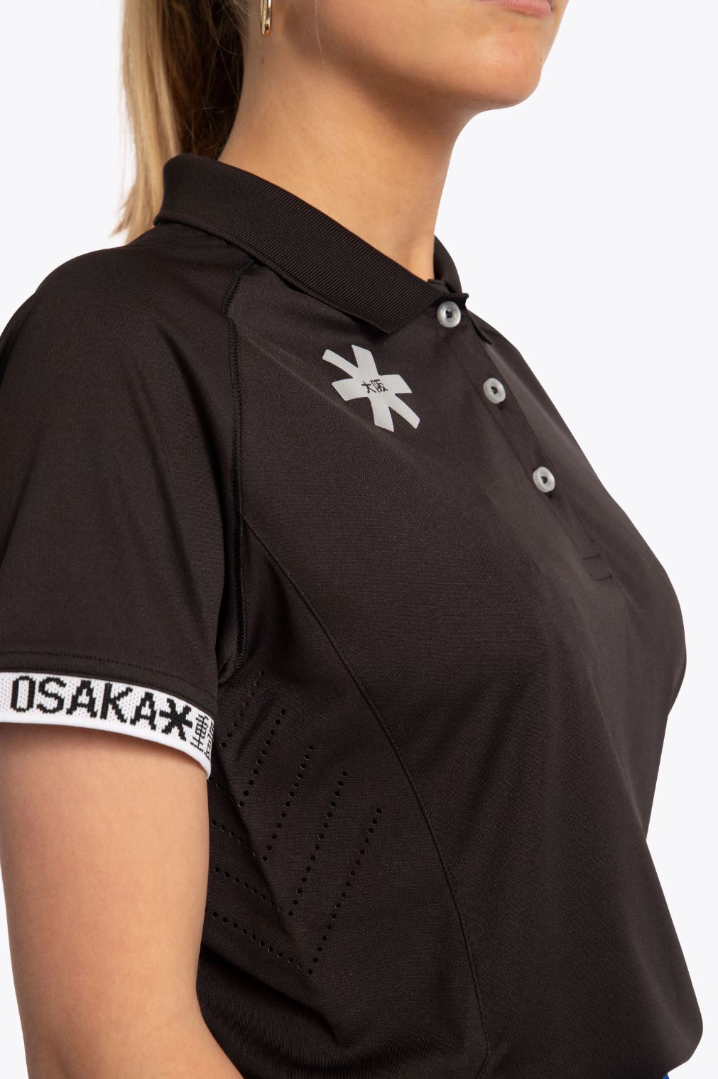 Osaka Women's Polo Jersey (Sort)