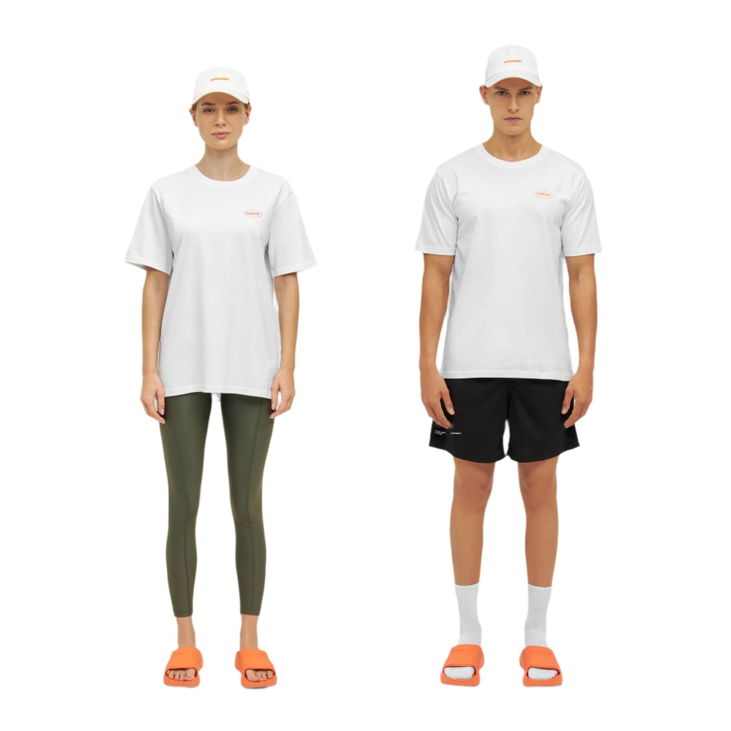 Cuera Relaxed Heavy offcourt T-shirt (Hvid)