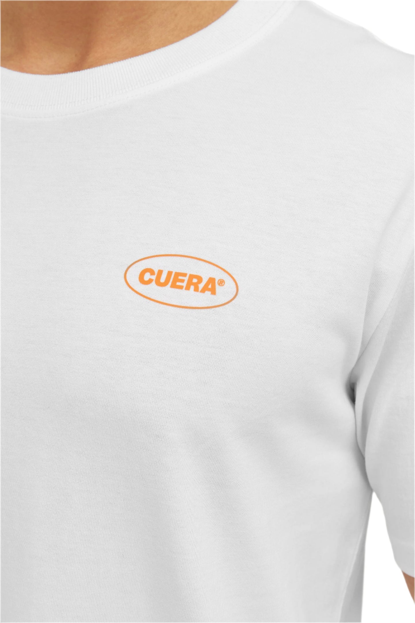 Cuera Relaxed Heavy offcourt T-shirt (Hvid)