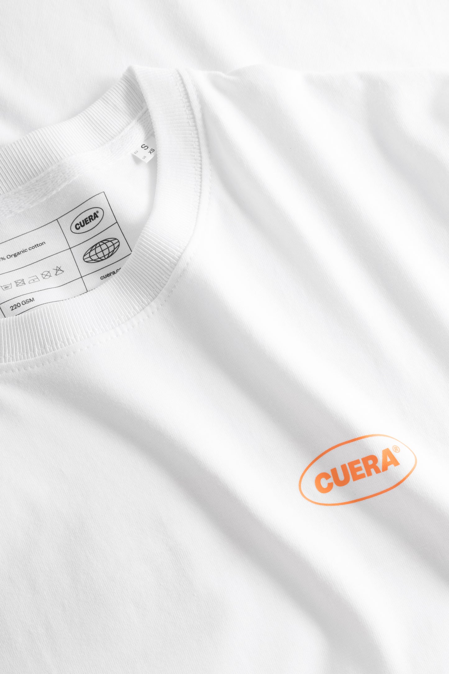 Cuera Relaxed Heavy offcourt T-shirt (Hvid)