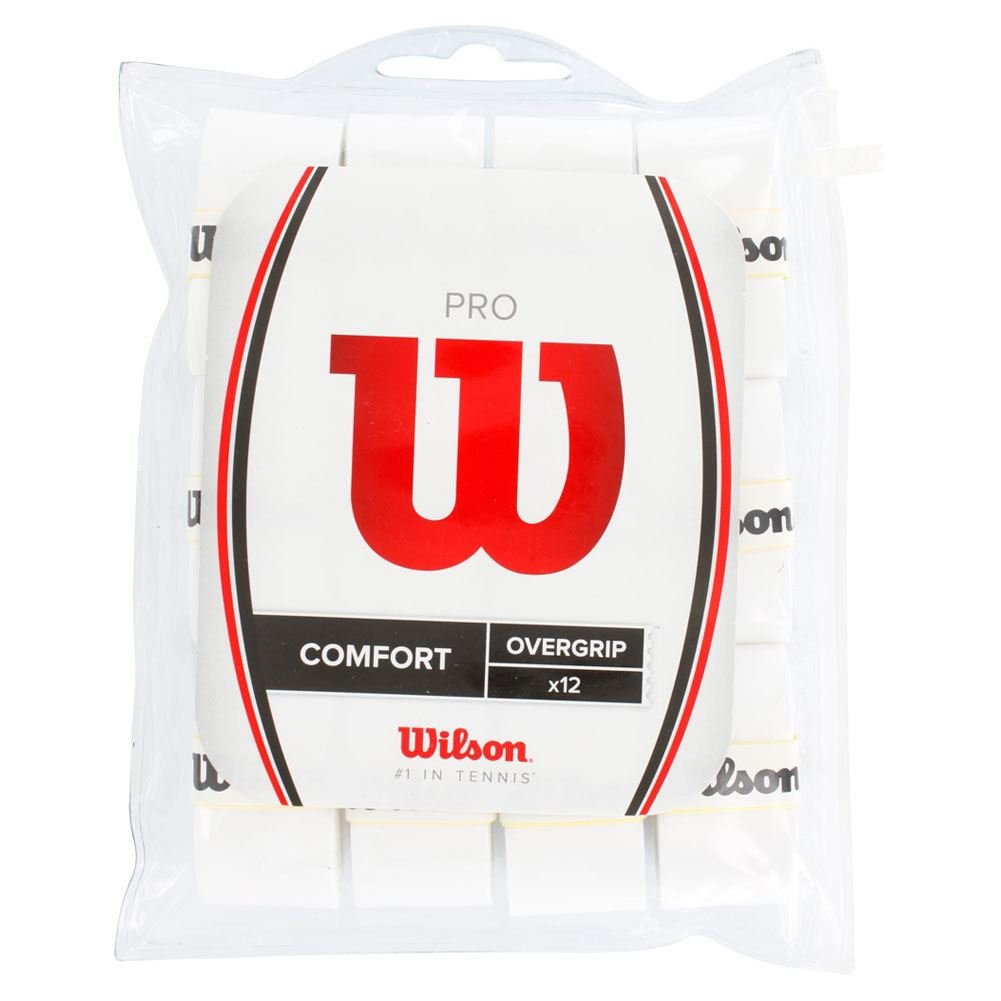 Wilson Pro Overgrip (Hvid, 12-pak) - Padellife.dk