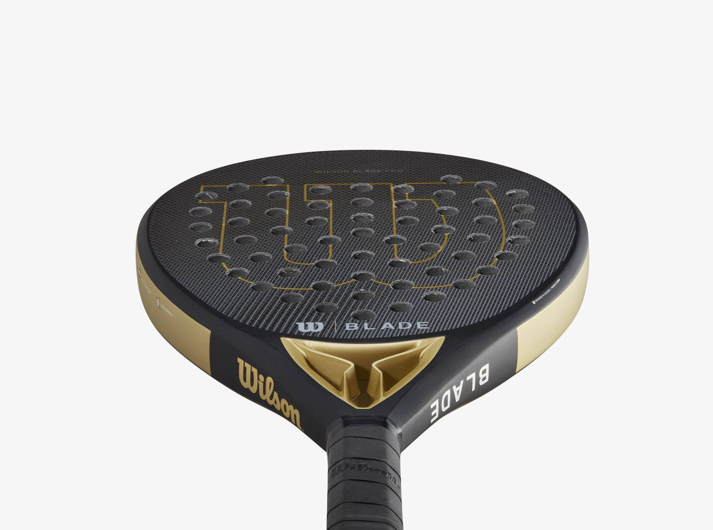 Wilson Blade Pro V2 Padelbat (Black/Gold)