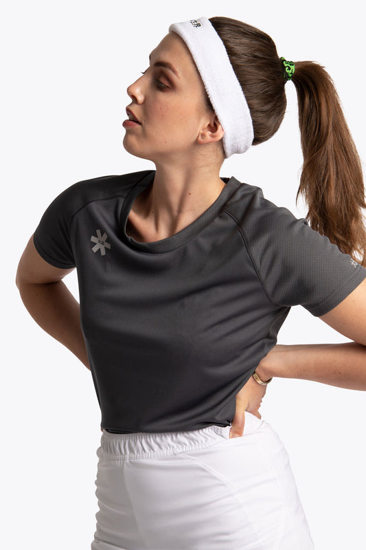 Osaka Women's Training Tee (Dark Grey) - Padellife.dk