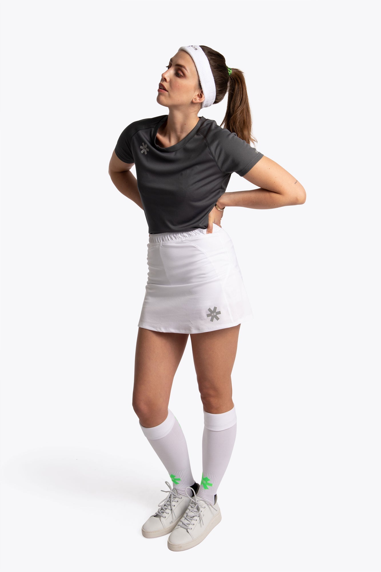 Osaka Women's Training Tee (Dark Grey) - Padellife.dk