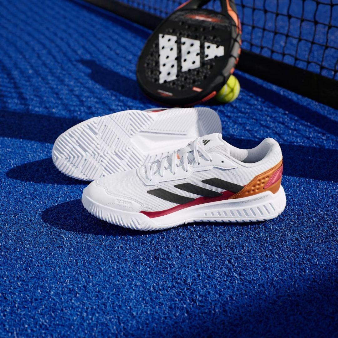 Adidas Courtquick Men (Cloud White/Core Black/Lucid Orange)