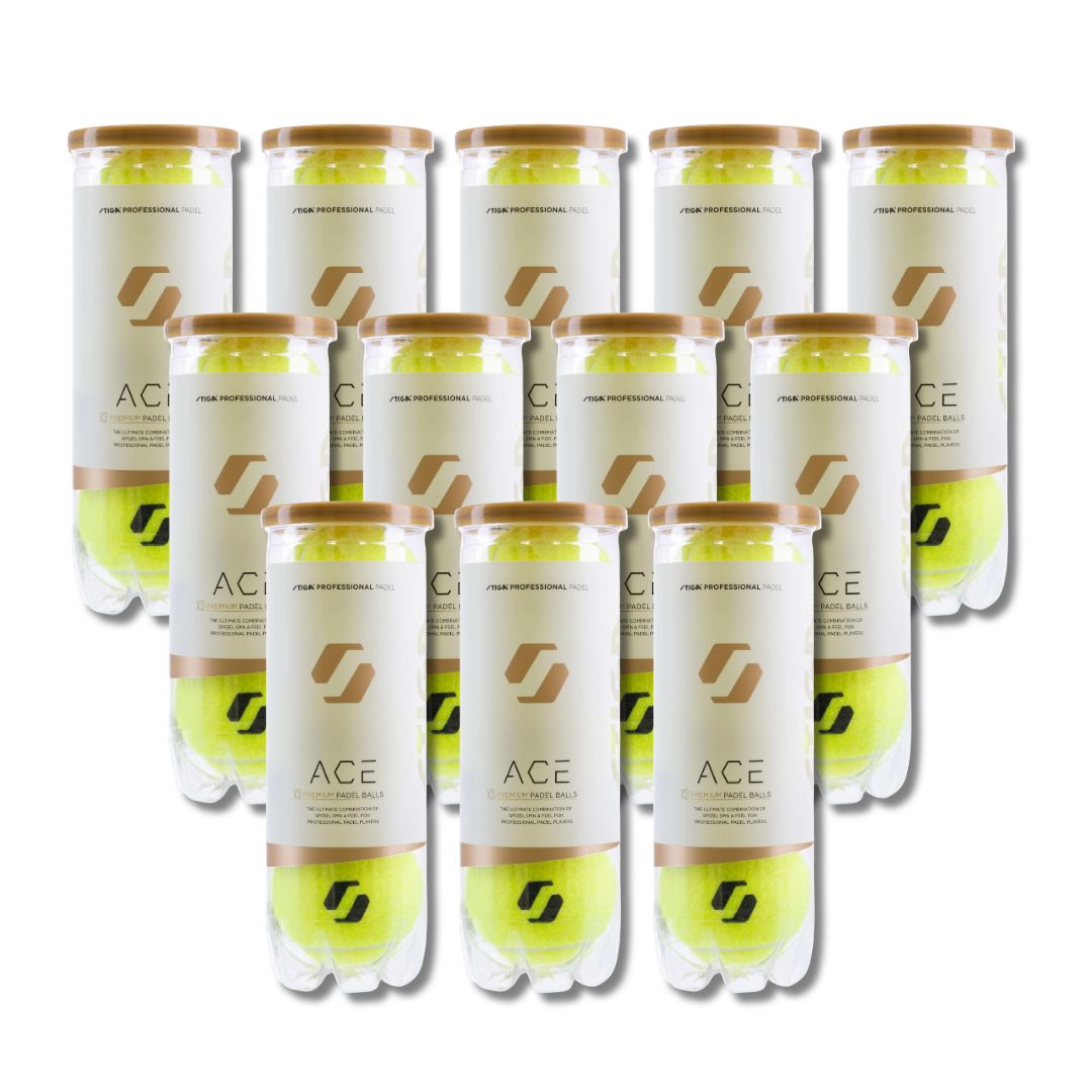 12 rør Stiga Ace Padelbolde