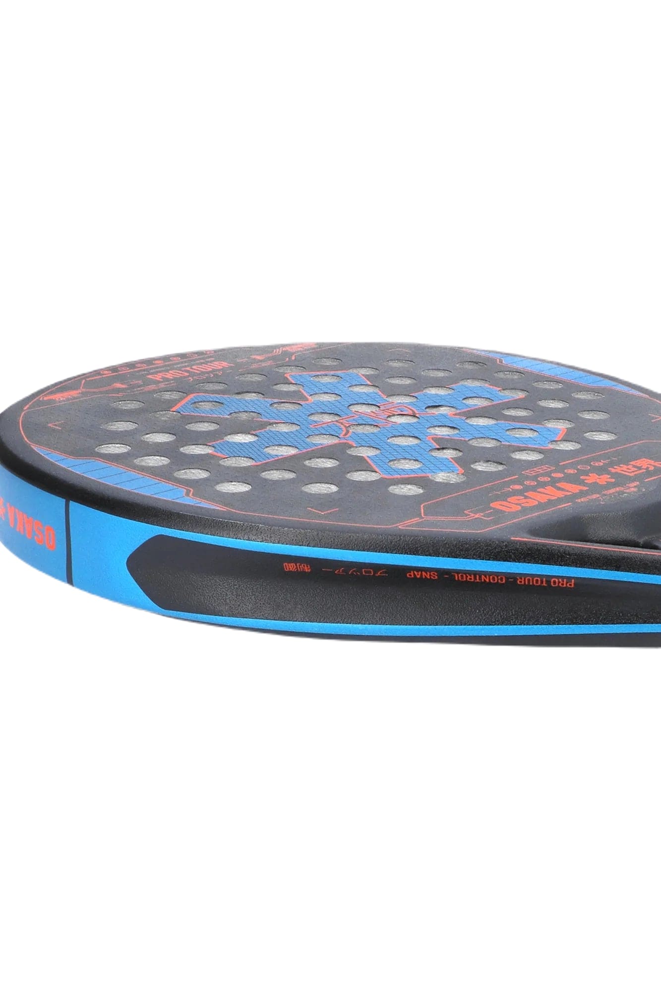 Osaka Pro Tour Control Snap 2023 Padelbat (Blue/Orange)