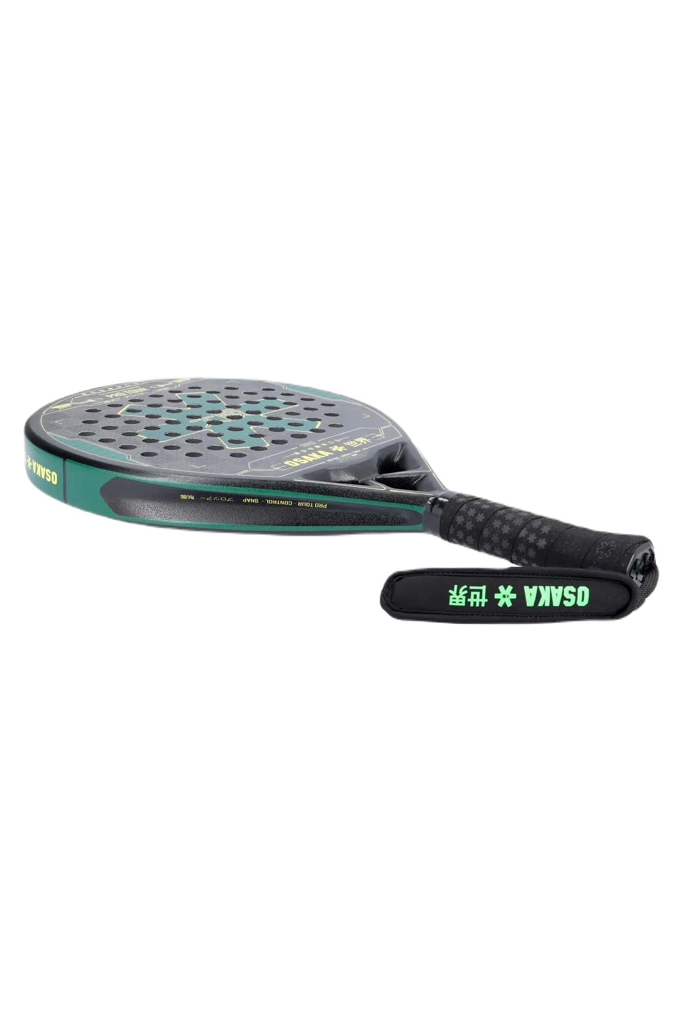 Osaka Pro Tour Control Touch 2023 Padelbat (Green/Yellow)