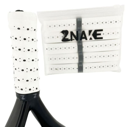 Znake Viper Sticky Padel Overgrips (5 stk., Hvid) padellife