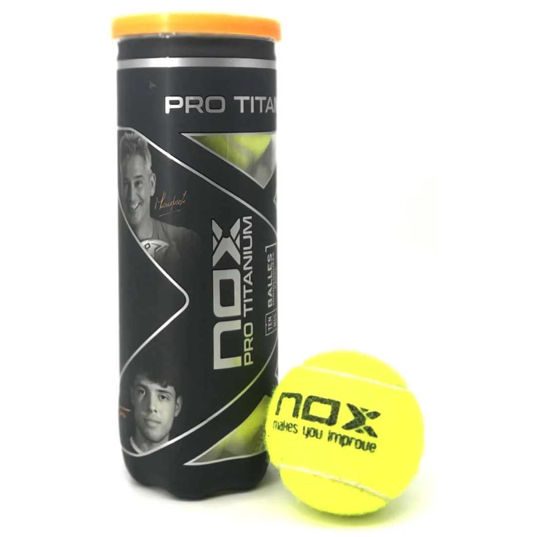 Nox Pro Titanium padelbolde (3 stk.) padellife