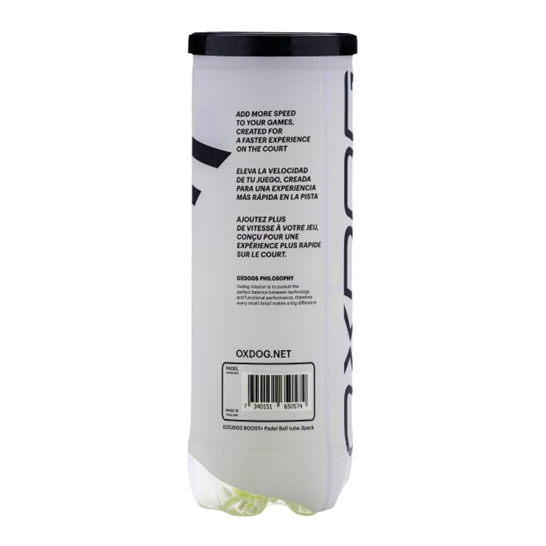 Oxdog Boost+ Speed Padelbolde (3 stk.) padellife 
