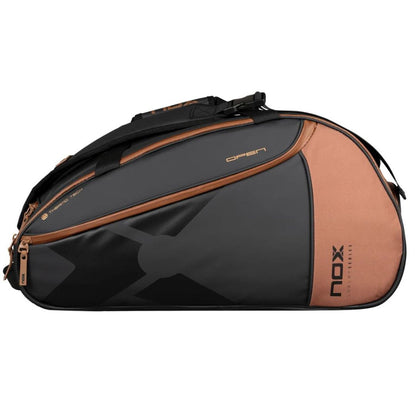 Nox Luxury Open Series Padeltaske (Black/Brown) padellife