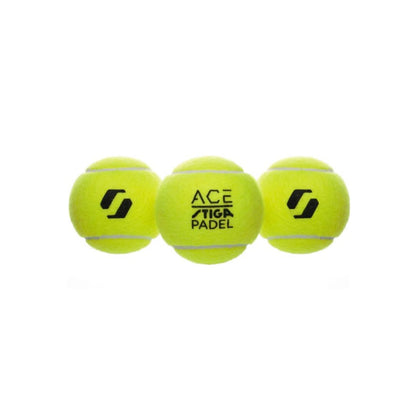 Stiga Ace Padelbolde (3 stk.) padellife