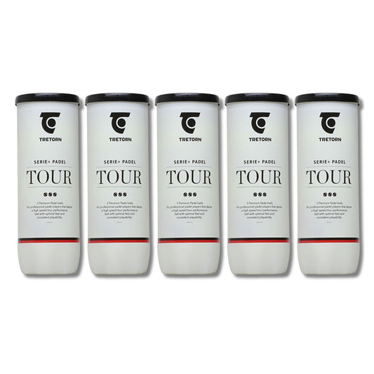 5 rør Tretorn Serie+ Padel Tour Padelbolde