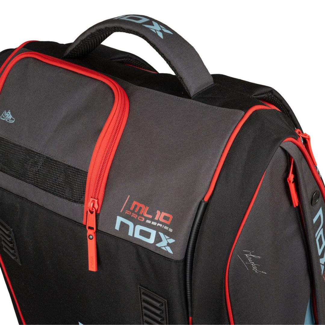 Nox ML10 Competition XL Compact Padeltaske (Black/Red) padellife