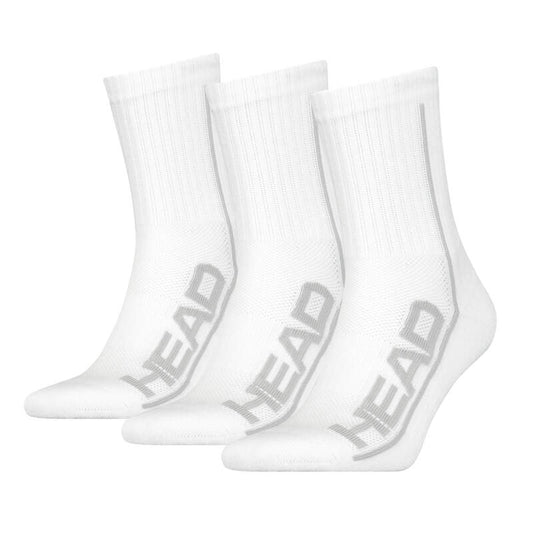 Head Performance Strømper (3-par, Hvid)