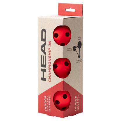 Head Championship Pickleballbolde (3 stk.)