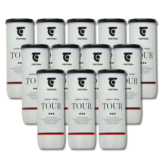 12 rør Tretorn Serie+ Tour Padelbolde