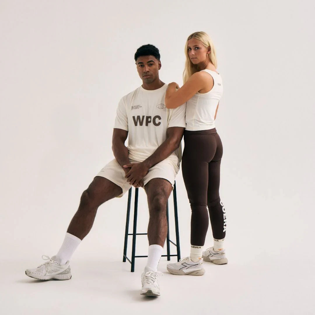 Cuera Active Logo Tights Long (Dark Brown)