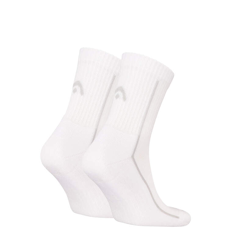 Head Performance Short Crew Tennisstrømper (2-Pak, Hvid)