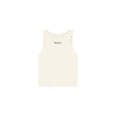 Cuera Oncourt Cropped Tank Top (Off White)