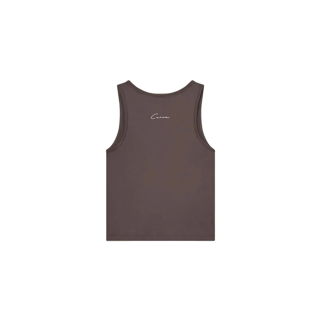 Cuera Oncourt Slim Tank Top (Dark Brown)